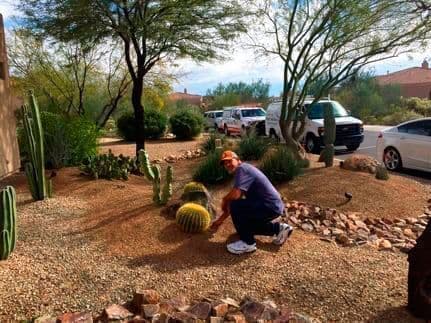 Irrigation Inspection at Catalina Foothills Home Tucson AZ