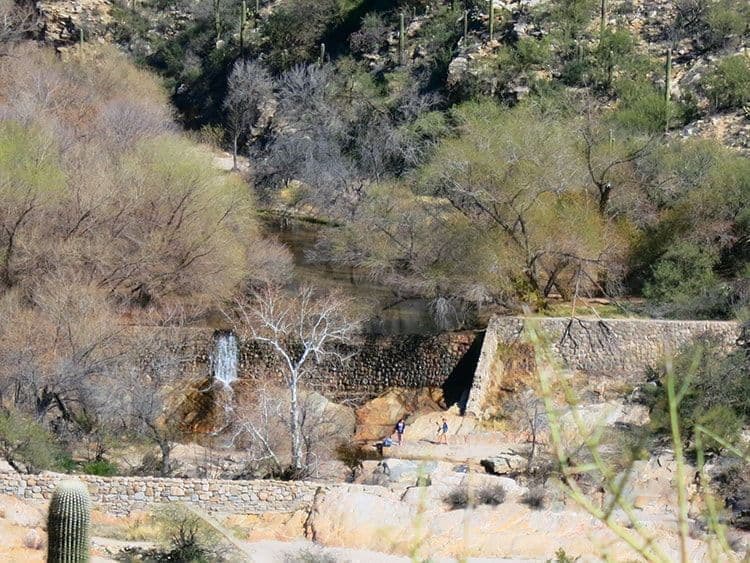 Sabino Canyon Outdoors Flowing Water Tucson, Catalina Foothills AZ